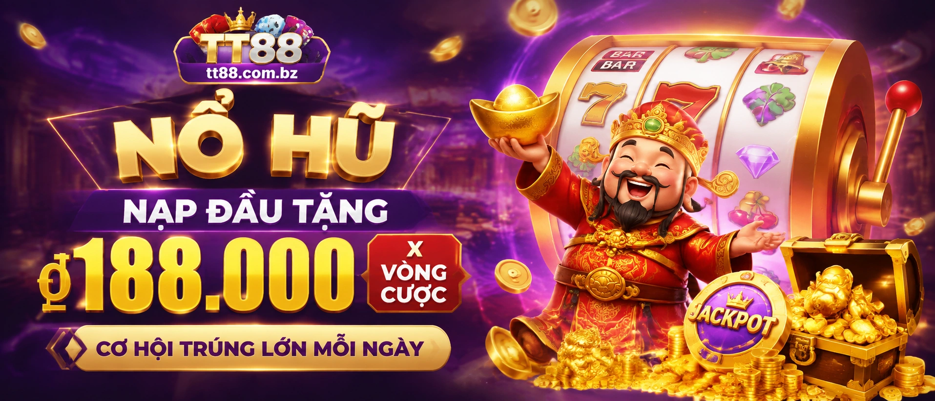Danh mục game slot và nổ hũ đa dạng tại TT88