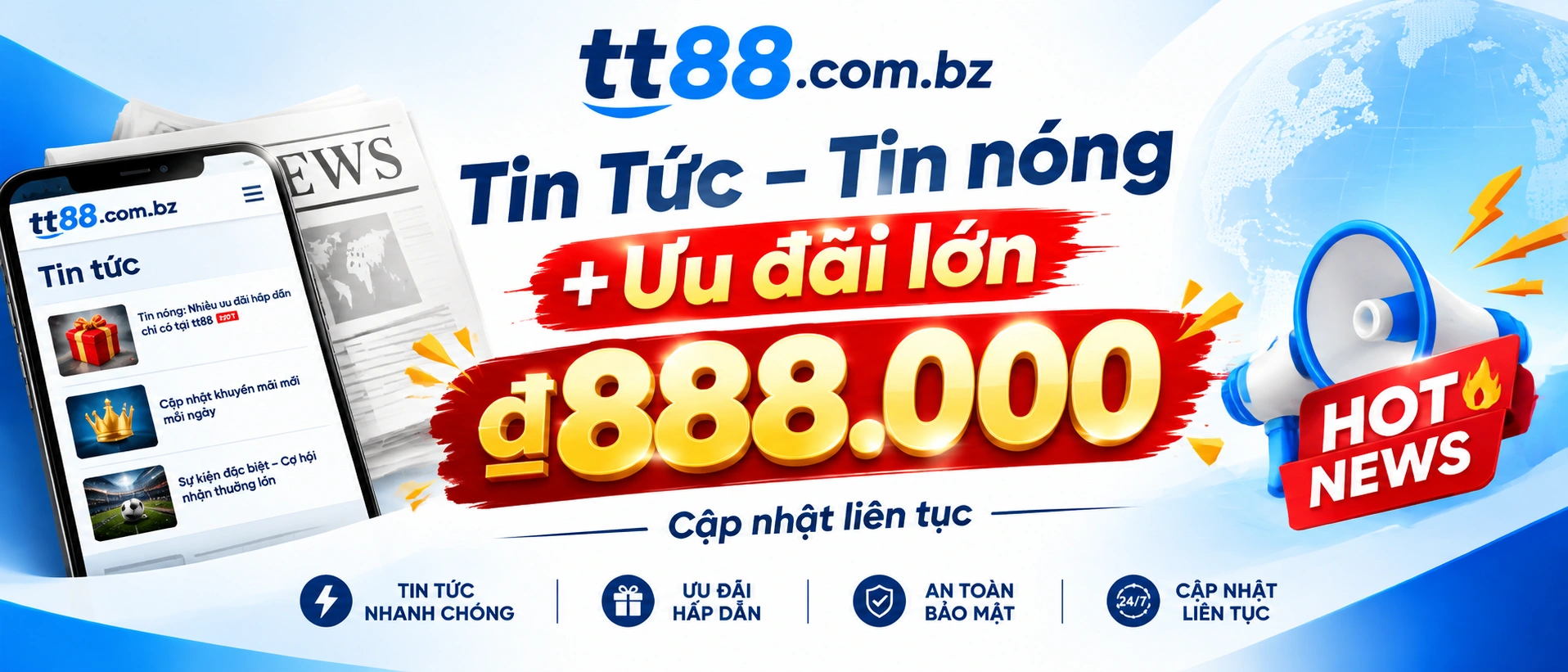 Khu vực tin cập nhật TT88 dành cho người dùng mobile